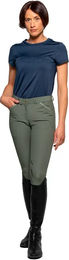 Produktbild von Reithose Flags&Cup für Damen mit Mid Grip aus Nylon in Grün