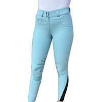 Produktbild von Reithose Flags&Cup Maria für Damen aus Baumwolle Blau Größe 34