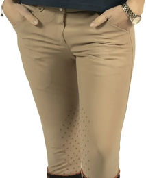 Produktbild von Reithose Flags&Cup Mid Grip für Kinder in Beige