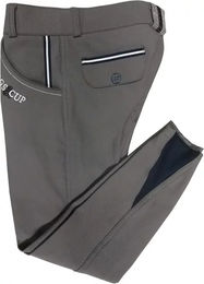 Produktbild von Reithose Flags&Cup Saint Malo für Herren aus Baumwolle Grau Bunt Größe 42
