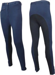 Reithose Full Grip Zaldi París Unisex Blau aus Baumwolle – Bild 1 von 1