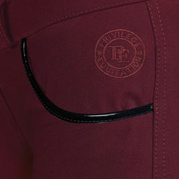 Produktbild von Reithose für Damen Privilège Equitation Parence aus Baumwolle wasserabweisend Rot Größe 36