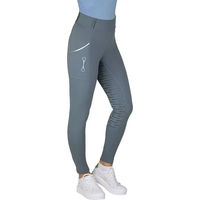 Produktbild von Reithose Horsenjoy Bit Full Grip Damen Grau mit Silikonbeschichtung Größe 40