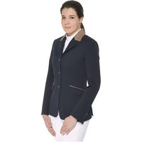 Produktbild von Reitjacke Damen Flags&Cup Elise Blau Polyester Größe 36