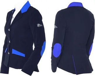 Produktbild von Reitjacke Damen Privilège Equitation Sophia Blau Nylon Größe 38