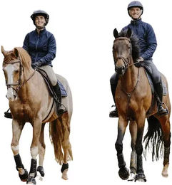 Produktbild von Reitjacke Damen Pro Series Amalfi Blau Polyester wasserabweisend Größe M