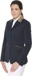 Produktbild von Reitjacke Flags&Cup Elise für Damen in Blau Größe 42 aus Polyester