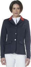 Produktbild von Reitjacke Flags&Cup für Damen Turnier Rot Weiß Blau Polyester Größe 38