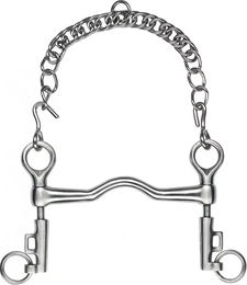 Produktbild von Reitkandare Feeling Gebiss aus Edelstahl in Silber für Pferde