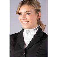 Produktbild von Reitkrawatte Damen Harry's Horse Sparkle in Grau und Weiß
