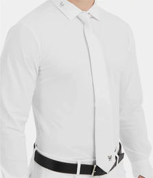 Produktbild von Reitkrawatte Horse Pilot für Herren aus Polyester in Weiß
