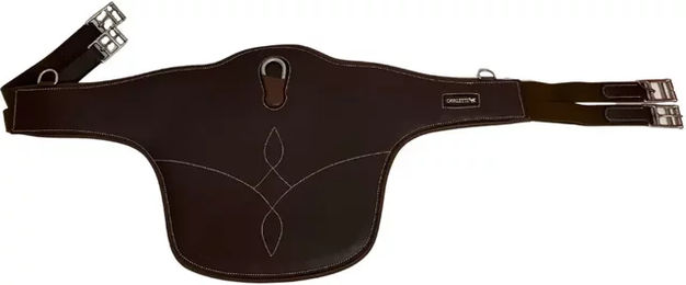 Produktbild von Reitlatzgurt Cavaletti aus Kunstleder 130 cm in Schwarz oder Braun