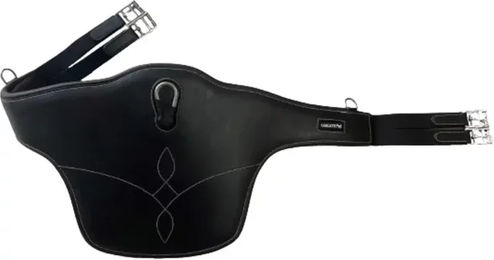 Produktbild von Reitlatzgurt Cavaletti aus Kunstleder 135 cm in Braun oder Schwarz