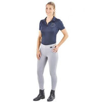 Produktbild von Reitleggings Damen Passion Full-Grip Grau Größe 40