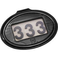 Produktbild von Reitnummernhalter Pin By Wilton XL Schwarz aus Kunststoff