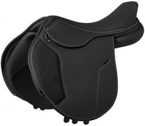 Produktbild von Reitsattel Norton Pro Obstacles aus Kunstleder Schwarz