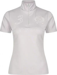 Produktbild von Reitshirt Damen HV Polo Favouritas Platinum Grau Größe M