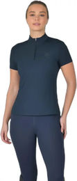 Produktbild von Reitshirt Dublin Damen mit 1/4 Reißverschluss Blau XL