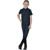 Produktbild von Reitshirt Dublin für Kinder Sommer Blau Schwarz 12 Jahre