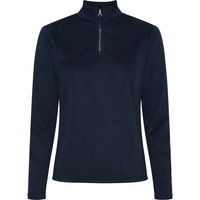 Produktbild von Reitshirt Equipage Damen Winter Reittrikot mit langen Ärmeln 1/2 Zip Blau XL