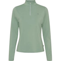 Produktbild von Reitshirt Equipage Kolyma Damen mit halbem Reißverschluss Grün XL