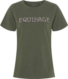 Produktbild von Reitshirt Equipage Melina für Damen aus Baumwolle Grün 10 Jahre