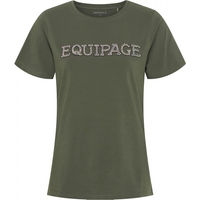 Produktbild von Reitshirt Equipage Melina für Damen aus Baumwolle Grün 12 Jahre