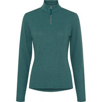 Produktbild von Reitshirt Equipage Stacey Damen mit 1/2 Reißverschluss Grün Größe S