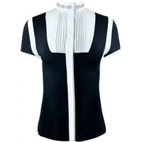 Produktbild von Reitshirt Estrelle Equestrian ED-Crystal Damen Weiß Schwarz Größe 38
