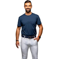 Produktbild von Reitshirt Flags&Cup Fresko für Herren aus Polyester Blau Größe M
