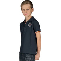 Produktbild von Reitshirt Flags&Cup Leon für Kinder aus Baumwolle Blau