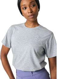 Reitshirt PS of Sweden Fabienne für Damen aus Baumwolle Grau Größe L – Bild 1 von 5