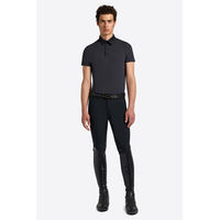 Produktbild von Reitshirt The Rider’s Gene Herren Schwarz Micro Perforated Jersey Sommer