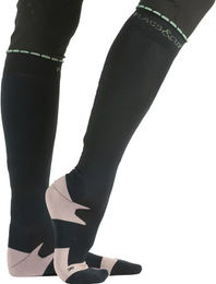 Produktbild von Reitsocken Damen Flags&Cup Kamena Blau Schwarz Grösse 39/41