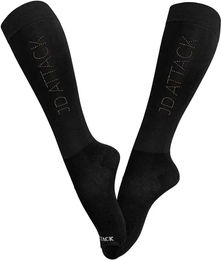 Produktbild von Reitsocken Damen JD Attack Wendy Schwarz aus Baumwolle