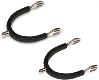 Produktbild von Reitsporn mit Kugel HFI für Damen aus Edelstahl in Schwarz 15 cm