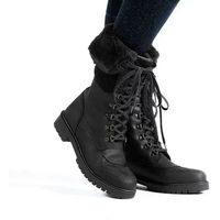 Produktbild von Reitstiefel Damen Flags&Cup Karkola Leder Winter Schwarz Größe 36