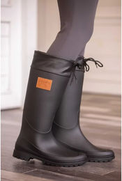 Reitstiefel Pénélope Jessica Damen Schwarz Rosa wasserdicht Kunststoff Größe 41 – Bild 1 von 1