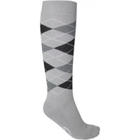 Produktbild von Reitstrümpfe York Karo Grau Unisex 35/37 aus Polyester
