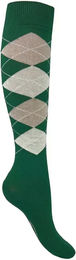 Produktbild von Reitstrümpfe York Karo Grün Unisex 35/37 aus Polyester