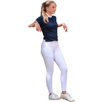 Produktbild von Reitturnierhose Damen Flags&Cup Pampelone Mid Grip Weiß Größe 38