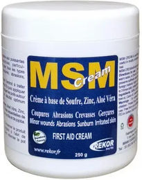 Produktbild von Rekor MSM Reparierende Wundpflegecreme für Pferde 250g