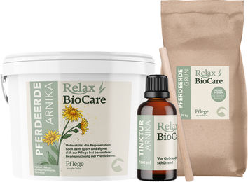 Produktbild von Relax BioCare Bio Pferdeerde mit Arnika und Tonerde