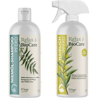 Produktbild von Relax BioCare Bundle Fellpflege mit Bio Niemöl-Shampoo und Hairlich