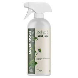 Produktbild von Relax BioCare Lebermoos Fellspray zur Wundpflege für Pferde 1000 ml - 1 l