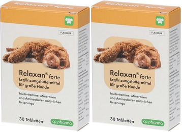 Relaxan forte Beruhigungstabletten für Hunde aller Altersstufen und großer Rassen – Bild 1 von 1