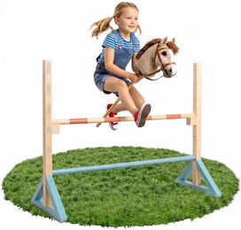 Relaxdays Agility-Hürde Hobby Horse Hindernis aus Holz – Bild 1 von 4