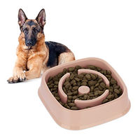 Produktbild von Relaxdays Anti Schling Napf Slow Feeder für Hunde Rosa 800 ml - 800 ml