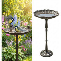 Produktbild von Relaxdays Bodenfutterstation aus Metall in Braun