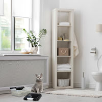 Produktbild von Relaxdays Hundefutter Aufbewahrungsbox 2er Set mit Deckel, Rollen und Schaufel, 10L und 30L, transparent/schwarz